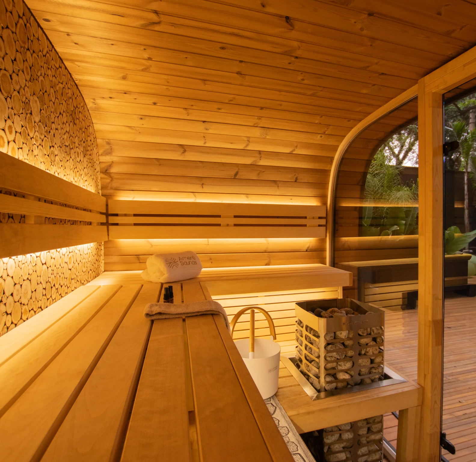 Custom sauna build